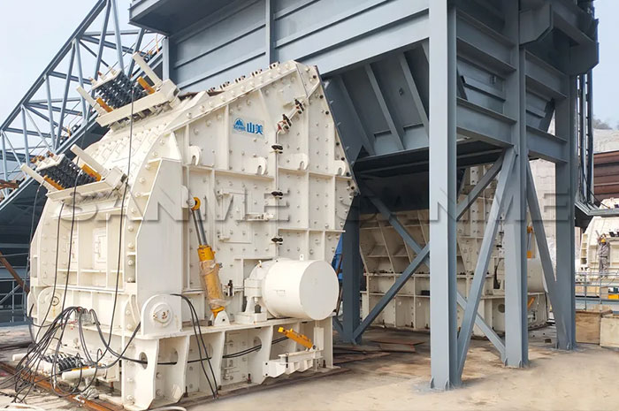 時(shí)產(chǎn)3600噸｜山美大型反擊式破碎機(jī)服務(wù)于江西骨料項(xiàng)目