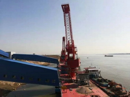 湖北一永久性砂石集并中心建成，總投資約2.5億元，年設計吞吐量360萬噸