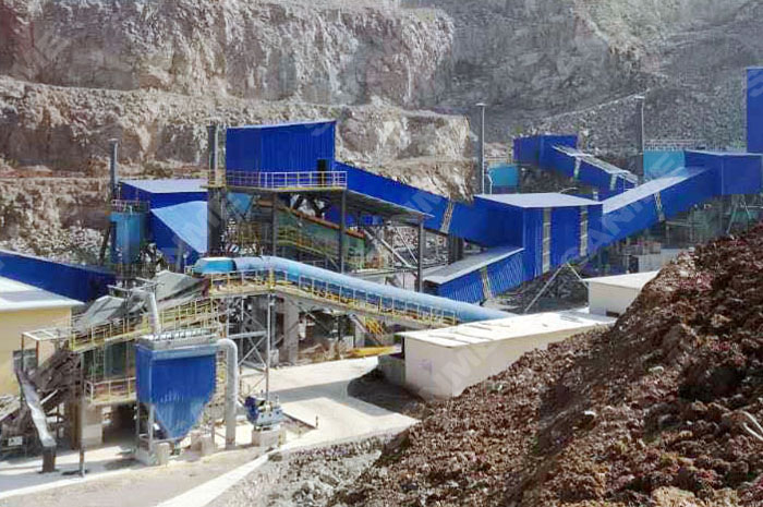 石灰石的機制砂生產(chǎn)線是怎樣的？