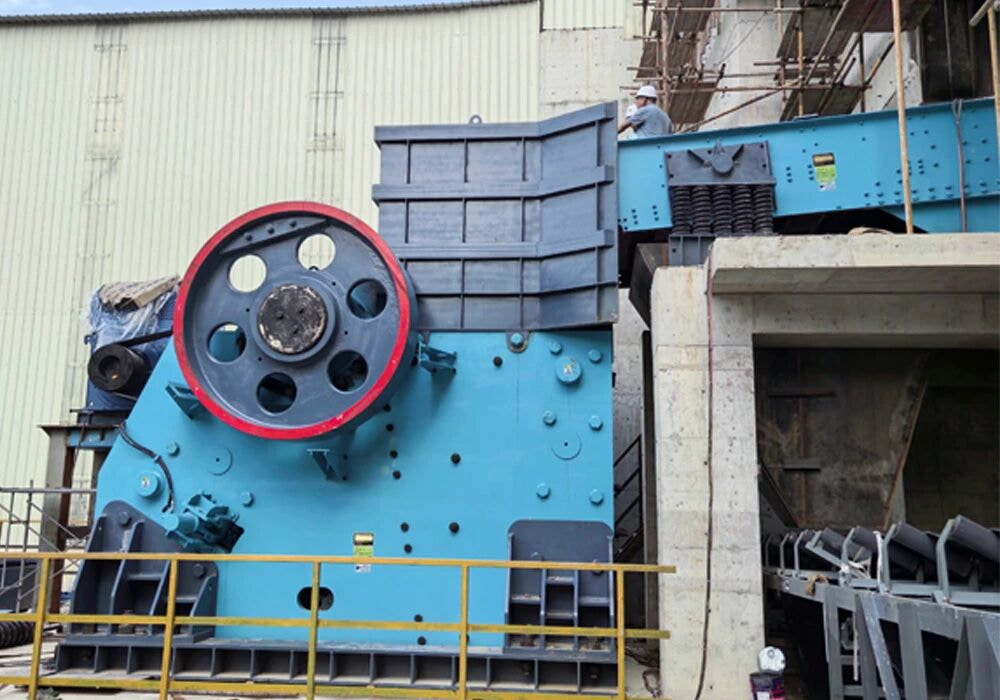 再創(chuàng)佳績！上海山美股份JC771超1800噸/小時大型顎破成功應(yīng)用于柳州祥云建材技改項目