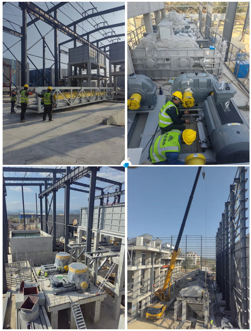 海南尾礦資源化利用項(xiàng)目有序推進(jìn) 全力護(hù)航設(shè)備安裝